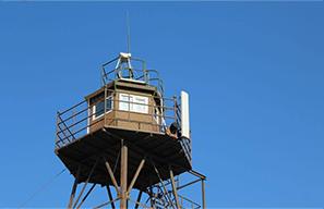 Câmera de vigilância do CCTV que FOI aplicada no controle de fronteiras