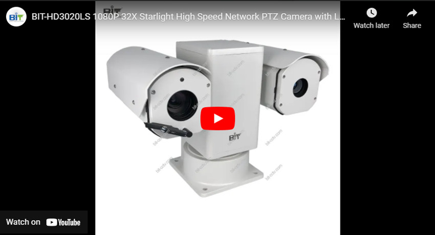BIT-HD30LS 1080P 32X Starlight High Speed Network PTZ Camera com o Laser Illuminator