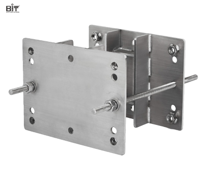 WS2776 suporte de aço inoxidável Polemount para Pan Posicionador de Inclinação